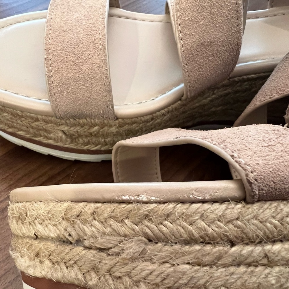Marc Fisher 9.5 Wedge Sandals, worn twice - Picture 8 of 9